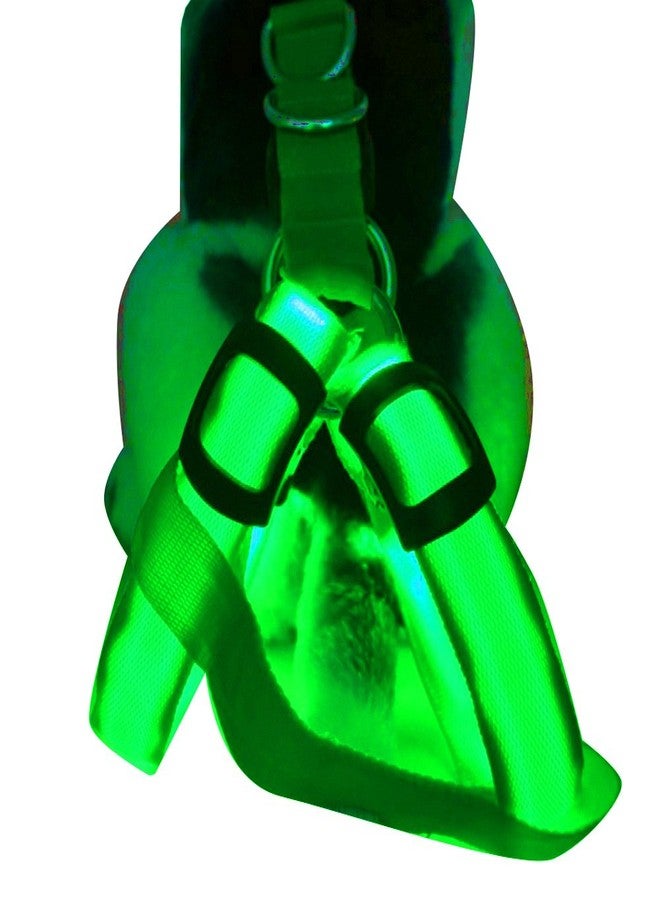 Futaba Dog LED Harness Flashing Light 3 Mode - Green - Extra Large - Image 5